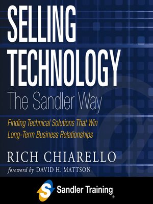 cover image of Selling Technology the Sandler Way